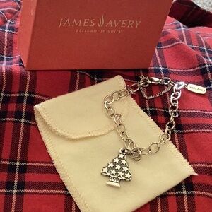 James Avery Christmas Tree with Stars Charm AND Bracelet 🎄VINTAGE and Fabulous ✨